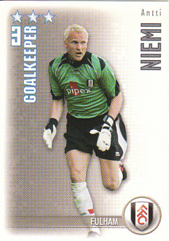 Antti Niemi Fulham 2006/07 Shoot Out #128